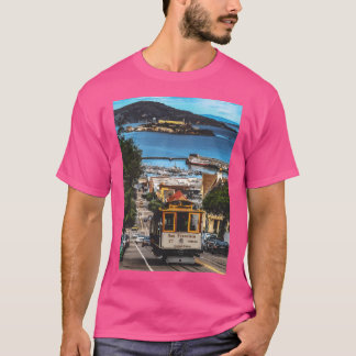 T-shirt San Francisco California - Iconic Cable Car Et Al