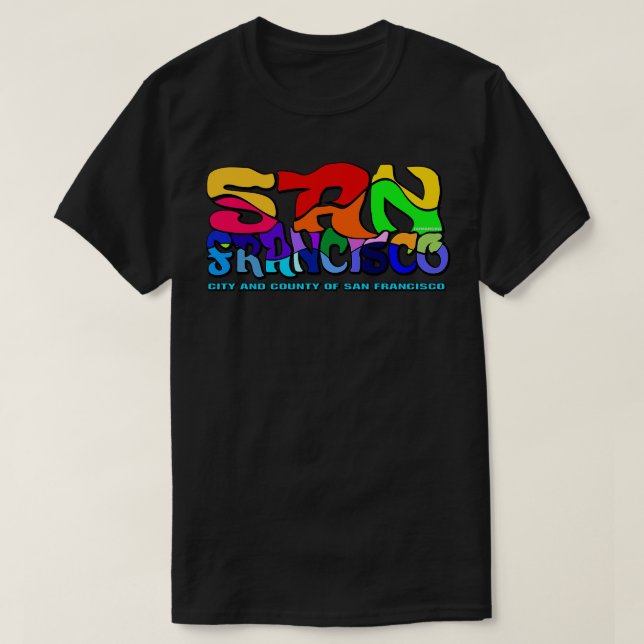 T-shirt San Francisco Californie (Design devant)