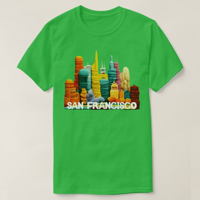 T-shirt San Francisco Californie 1 (Design devant)