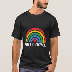 T-shirt San Francisco Californie Pour Femmes Voyage I Love