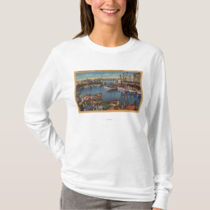 T-shirt San Francisco, flotte de pêche de CA au pêcheur
