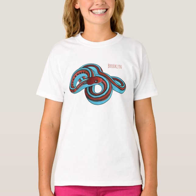 T-shirt San Francisco garter snake (Devant)