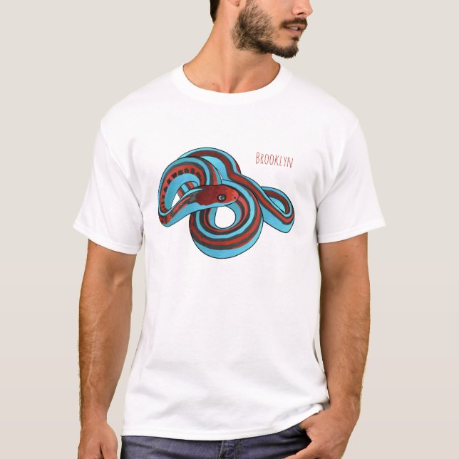 T-shirt San Francisco garter snake (Devant)