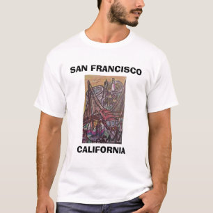 T-SHIRT SAN FRANCISCO, LA CALIFORNIE
