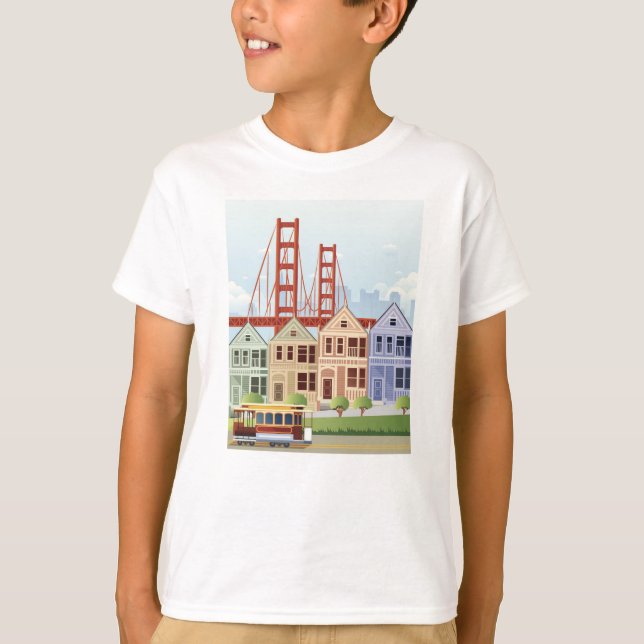 T-shirt San Francisco | les dames peintes (Devant)