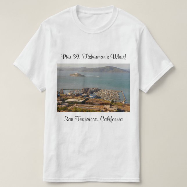 T-shirt San Francisco Pier 39 #10 (Design devant)