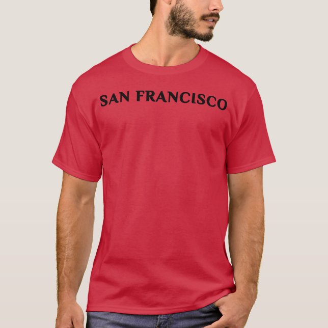 T-shirt San Francisco rétro (Devant)