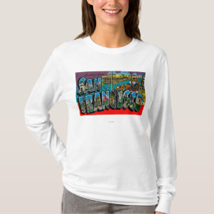T-shirt San Francisco, scènes de lettre de CaliforniaLarge