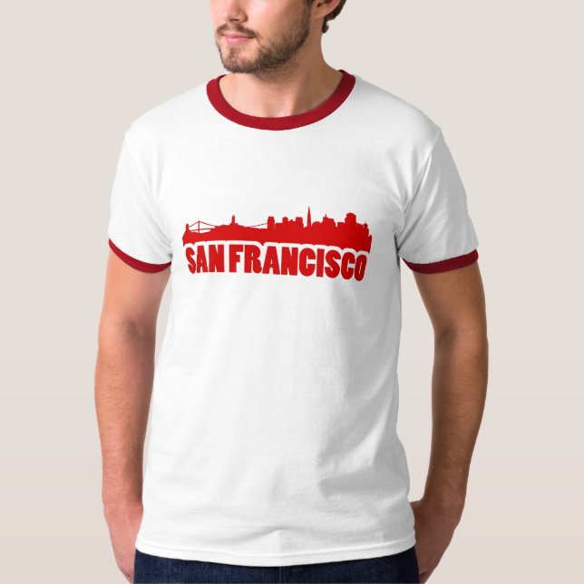 T-shirt San Francisco Skyline (Devant)