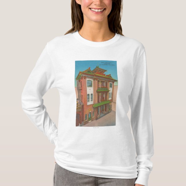 T-shirt San Francisco, temple de bouffe de CAKong dans (Devant)