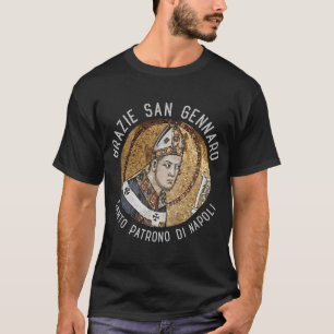 T-shirt San Gennaro Patron Saint de Napoli Fière Italienne