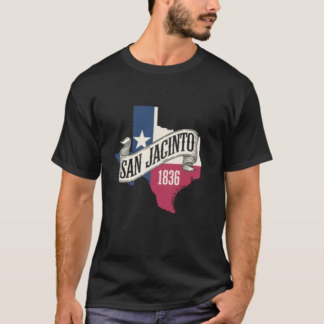 T-shirt San Jacinto, 1836, Texas History Independence Day (Devant)
