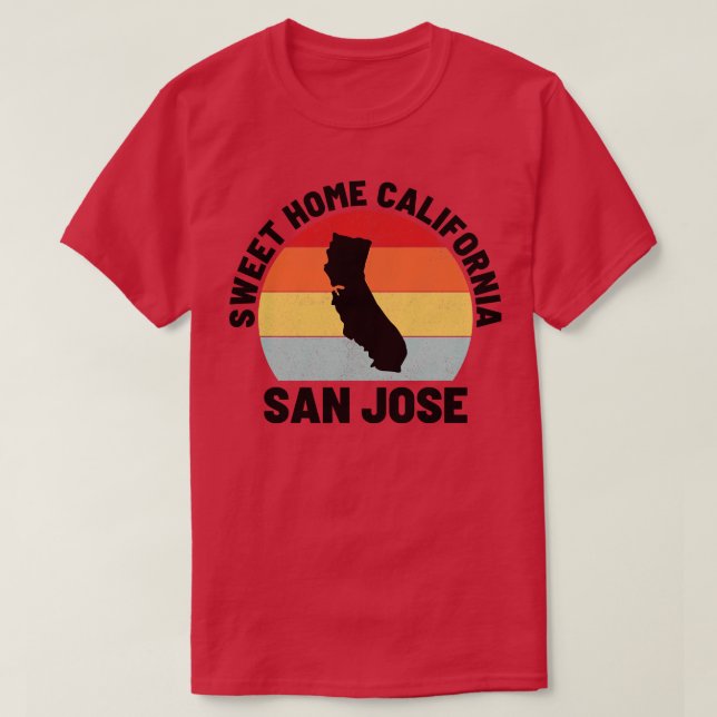T-shirt San Jose California 2 (Design devant)