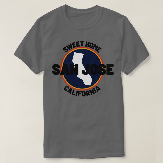T-shirt San Jose California 3 (Design devant)