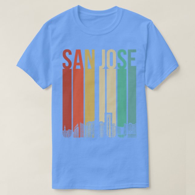 T-shirt San Jose California USA Flag Nor Cal Bear Bay Area (Design devant)