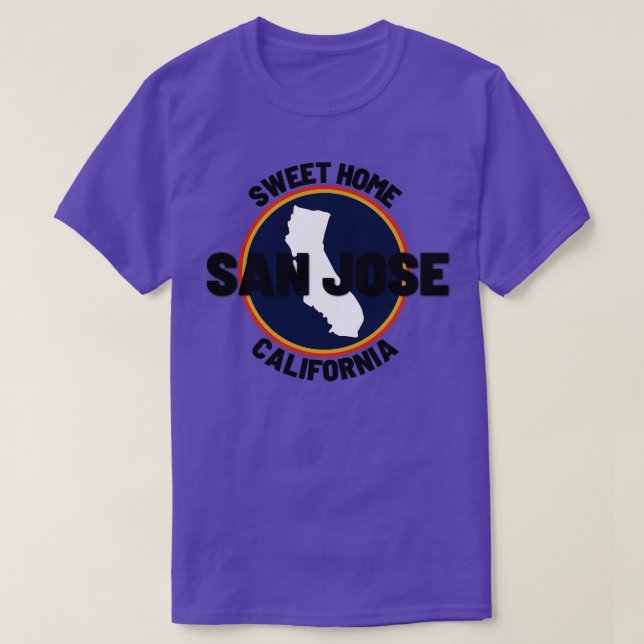 T-shirt San José Californie 10 (Design devant)