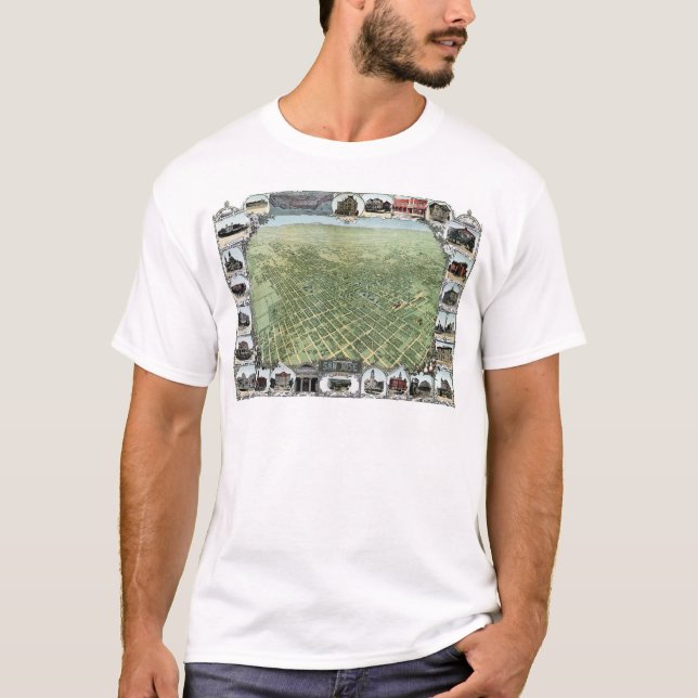 T-shirt San Jose, la Californie - 1901 (Devant)