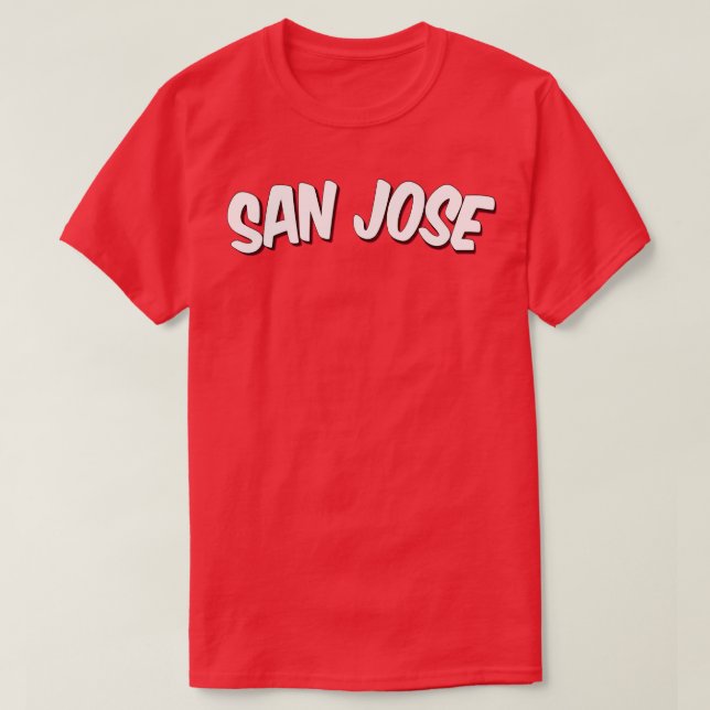 T-shirt San Jose M'A Élevé (Design devant)