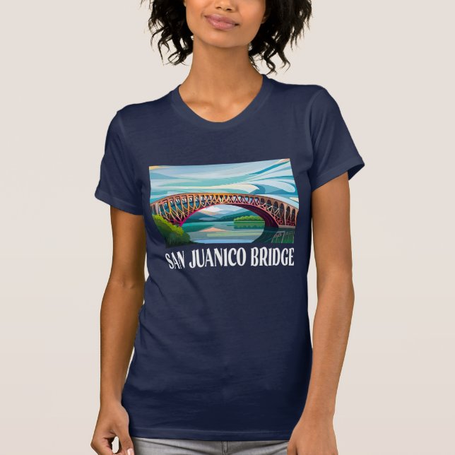 T-shirt San Juanico Bridge, Samar, Leyte, Philippine Tour (Devant)