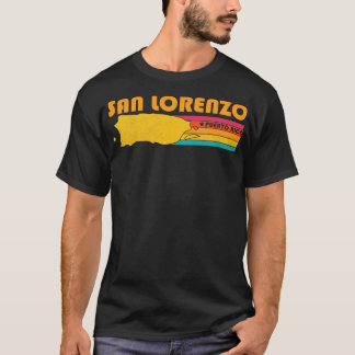 T-shirt San Lorenzo Porto Rico Souveni Vintage en détresse