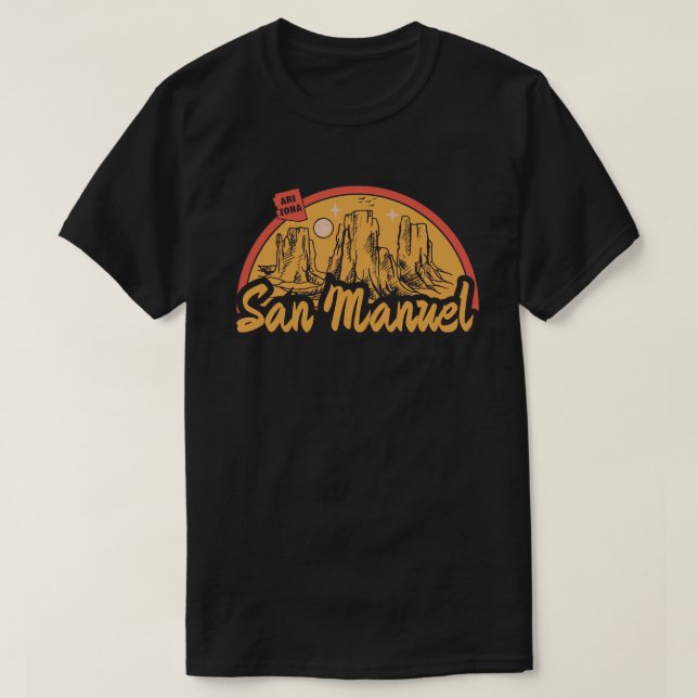 T-Shirt San Manuel, Arizona (Design devant)