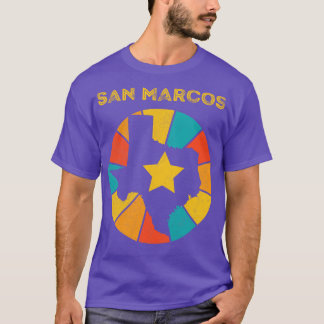 T-shirt San Marcos Texas Vintage Souvenir dénudé 1