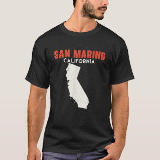 T-shirt San Marino California USA State America Travel Cal