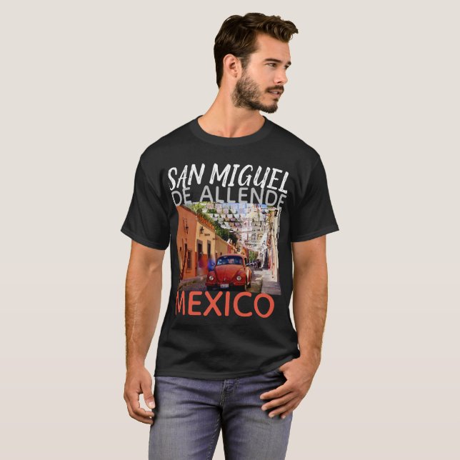 T-shirt San Miguel de Allende, côté mexicain (Devant entier)