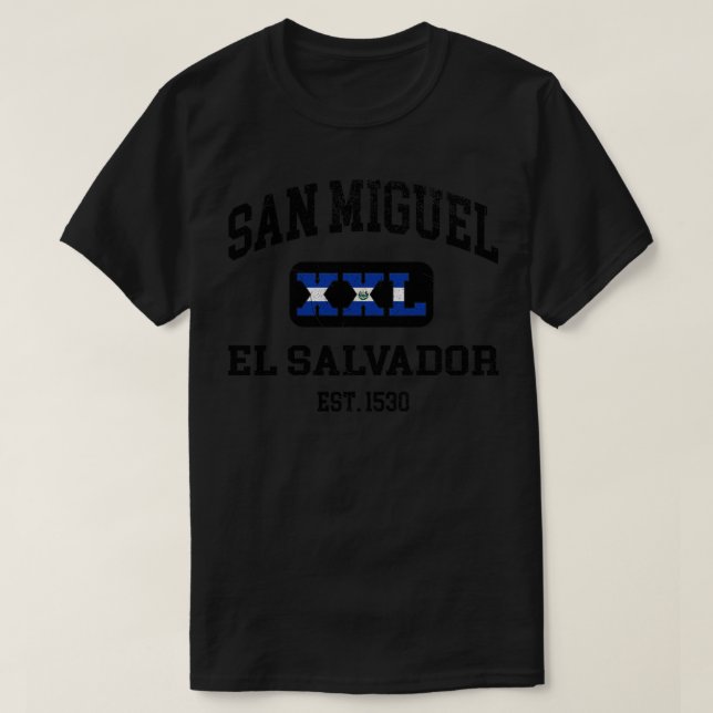T-shirt San Miguel El Salvador XXL Design sportif (Design devant)