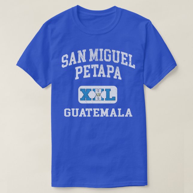 T-shirt San Miguel Petapa Guatemala XXL Design sportif 1 (Design devant)