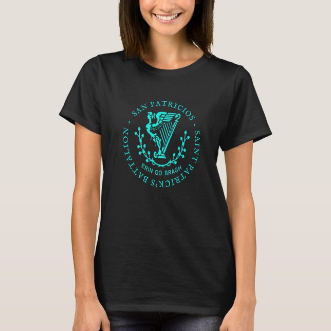 T-shirt San Patricios Bataillon Saint Patrick Premium_5 (Devant)