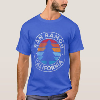 T-shirt San Ramon Californie Ca 70S rétro