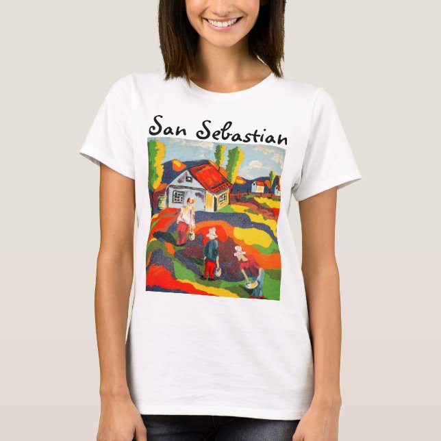 T-shirt San Sebastian Espagne (Devant)