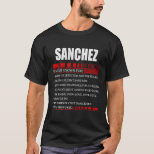 T-shirt SANCHEZ Nom T Chemise, SANCHEZ nom de famille crêt