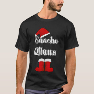 T-shirt Sancho Claus Funny Chemise de Noël
