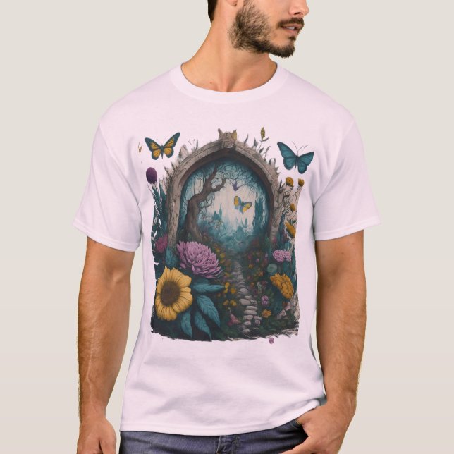 T-shirt Sanctuaire caché (Devant)