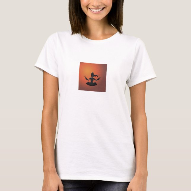 T-shirt sanctuaire de méditation (Devant)