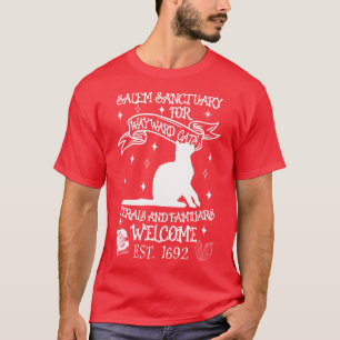 T-shirt Sanctuaire de Salem pour chats égarés surdimension