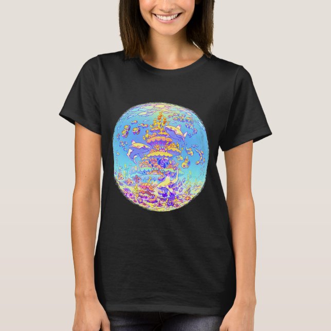 T-shirt Sanctuaire des requins (Devant)