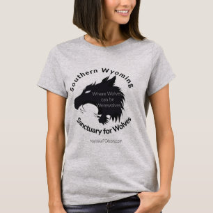 T-shirt Sanctuaire du Wyoming du Sud pour les loups-garous