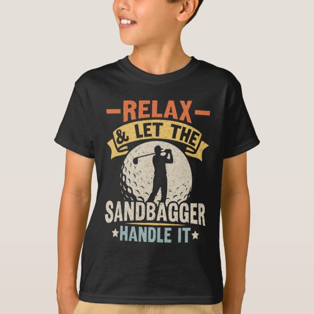 T-shirt Sandbagger Golf Sandbagger (Devant)