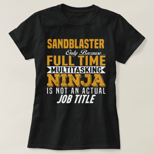 T-shirt Sandblaster (Design devant)