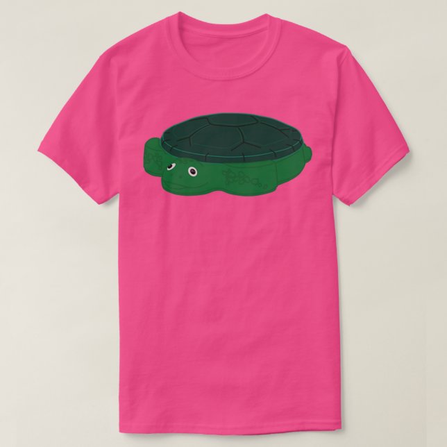 T-shirt Sandbox de tortue (Design devant)