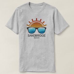 T-shirt Sandbridge Beach Virginia Lunettes de soleil