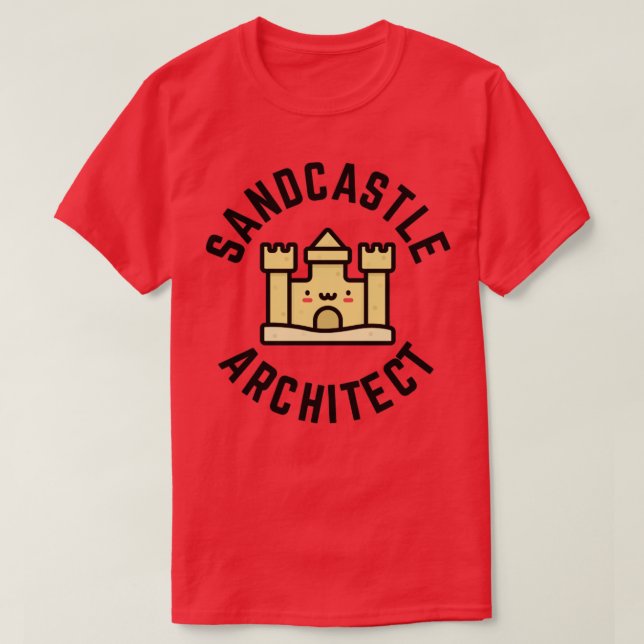 T-shirt Sandcastle Architect Design pour enfants (Design devant)