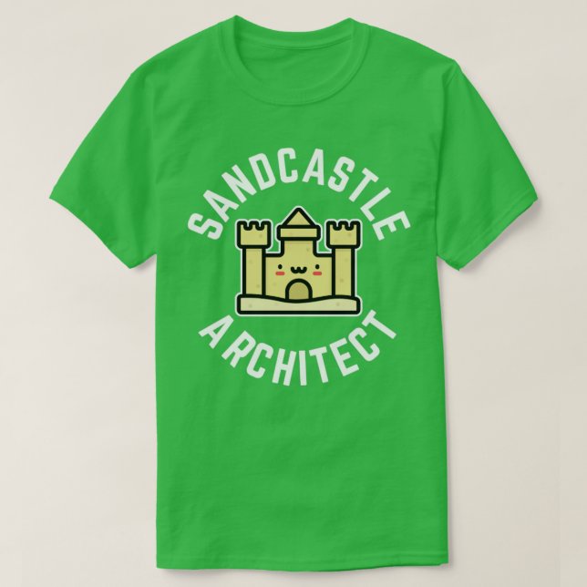 T-shirt Sandcastle Architect Design pour enfants1 (Design devant)