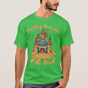 T-shirt Sandcastle Bâtiment Souvenirs À La Plage