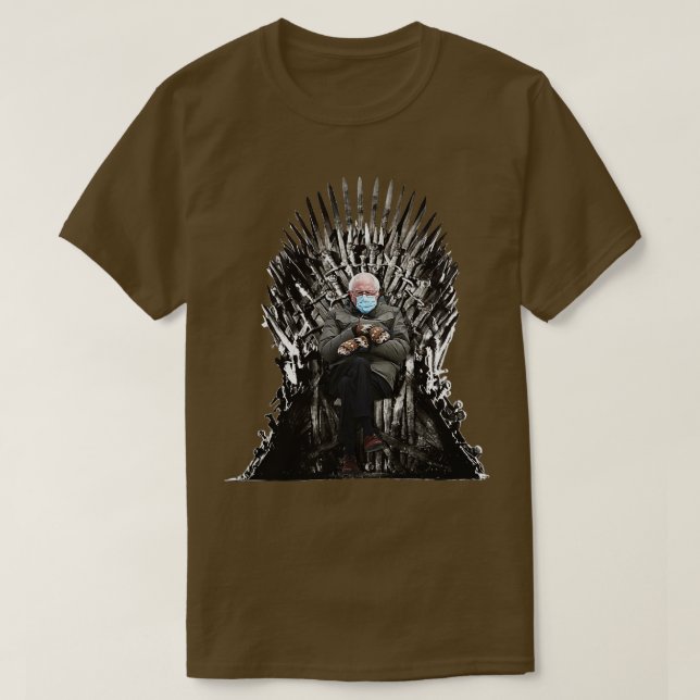 T-shirt Sanders Inauguration Mittens Meme (Design devant)