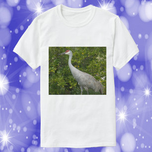 T-shirt Sandhill Crane Bird Nature Photographie