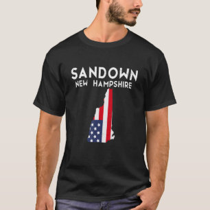 T-shirt Sandown New Hampshire USA State America Travel
